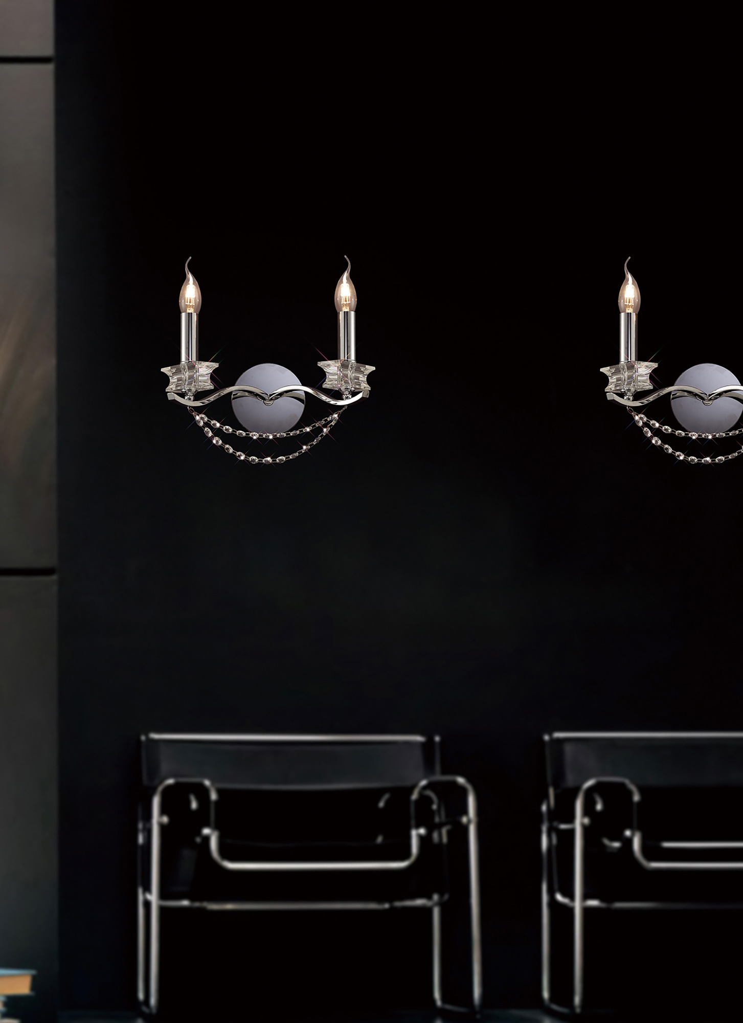 Nydia Crystal Wall Lights Diyas Contemporary Crystal Wall Lights Nydia Crystal Wall Lights Diyas Contemporary Crystal Wall Lights